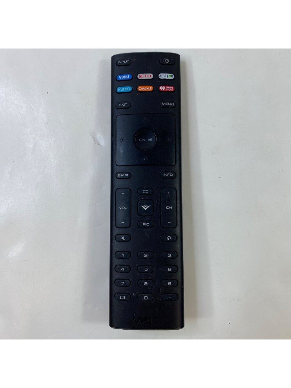 Vizio XRT136 Smart TV Remote Control Streaming Service Buttons Netflix Amazon